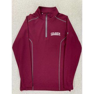 Colgate University Raiders Under Armour 1/4 Zip Pullover (Men's Small) Maroon